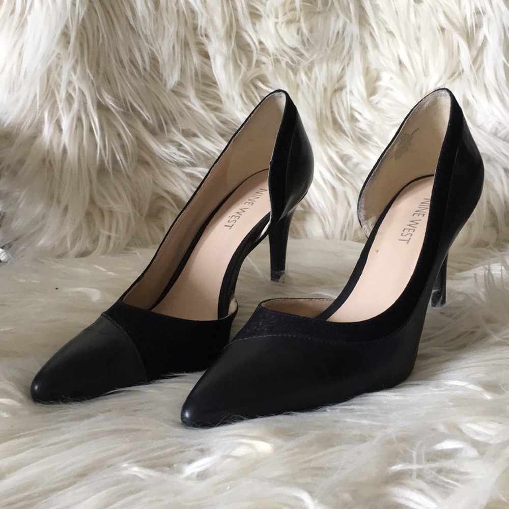 Nine West Pointed Toe Black Pumps